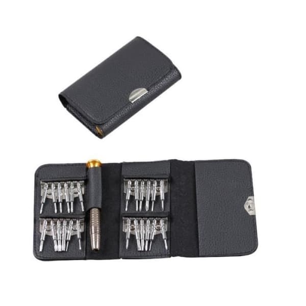 25 i 1 precisionsskruvmejsel - LECHEO - Reparationsverktyg för iPhone PC Watch - Vit