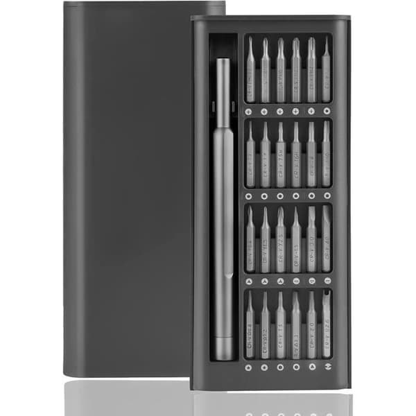 25 i 1 precisionsskruvmejselsats för elektronik, PC, iPhone, klocka, glasögon, magnetiska skruvmejselverktygsset