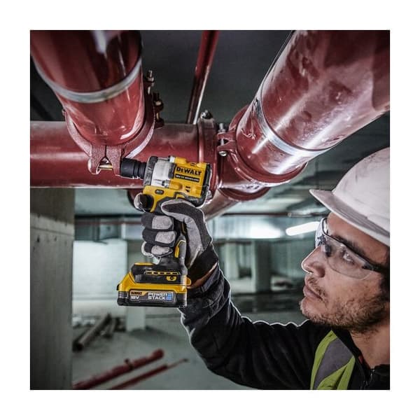 DEWALT 18V XR sladdlös slagskruvmejsel - DCF921E2T-QW - 406 Nm - 2 Powerstack-batterier