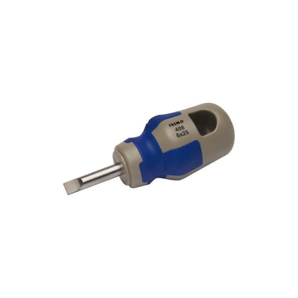Skruvmejsel för bil, rakt handtag Handtag i två material 6,5x25 mm 408-6,5-25 GENERISK - Platt spets - Standard