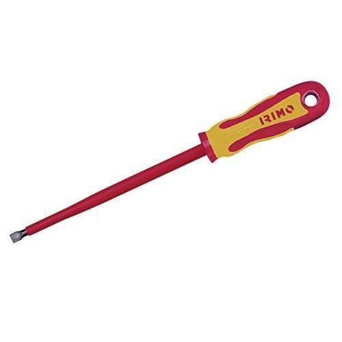 Isolerad anknäbbskruvmejsel 1000v 5,5x125 mm - IRIMO - Standard - Platt spets - Elskydd - Svart