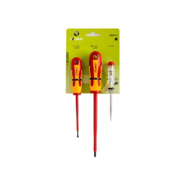 Set med 3 skruvmejslar för slitsade och Phillips® skruvar - IRIMO - 459V-3-1