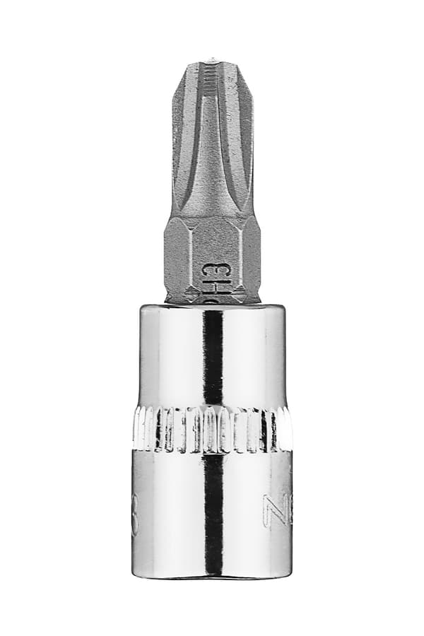 PH3-ruuvitaltan kärki 1/4"-holkissa, lyhyt, 37 mm