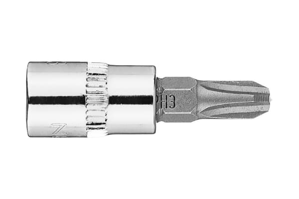 PH3-ruuvitaltan kärki 1/4"-holkissa, lyhyt, 37 mm
