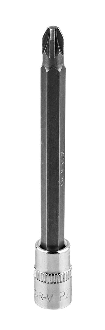 PZ3 skruetrækker bit på 1/4" fatning, lang, 87 mm