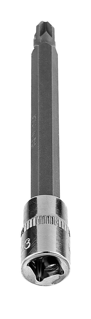 PZ3 skruetrækker bit på 1/4" fatning, lang, 87 mm