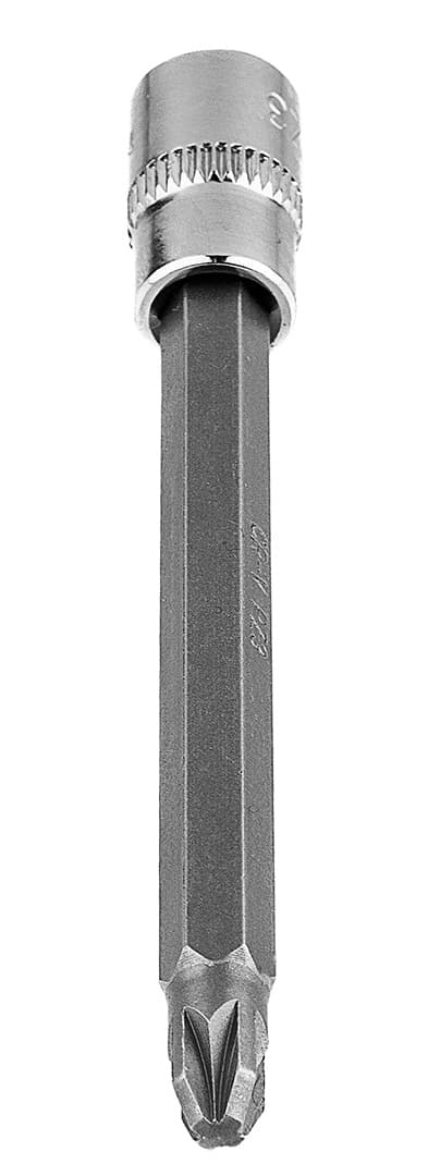PZ3 skruetrækker bit på 1/4" fatning, lang, 87 mm