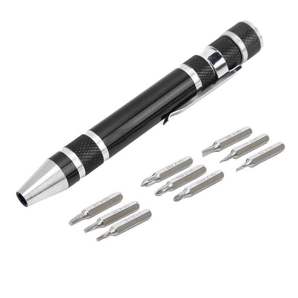 Multifunktionell Skruvmejsel - Ej specificerad - 9 i 1 - Magnetisk - Bärbar - Ergonomisk