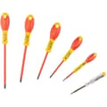 Miniatyrbild 2 av 6: Set med 6 1000V isolerade skruvmejslar - STANLEY FATMAX - 0-65-443 - Elektriker + Pozidriv + Testare