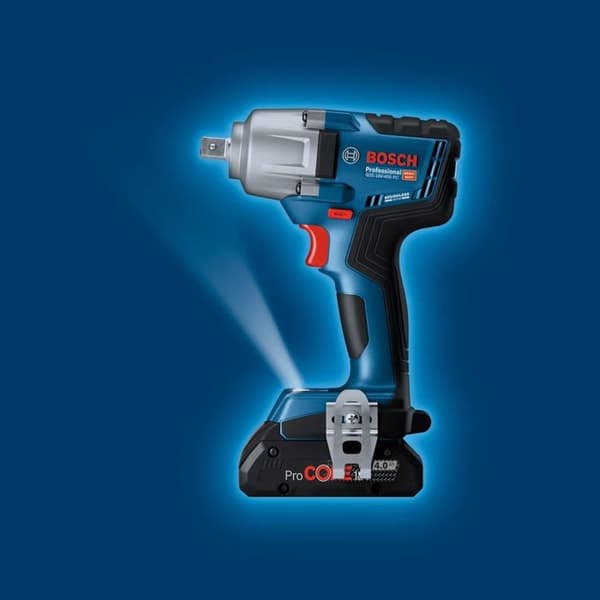 Slagskruvdragare - BOSCH PROFESSIONAL - GDS 18V-450 PC - 450 Nm - 800 Nm - 2 batterier 5,0 Ah
