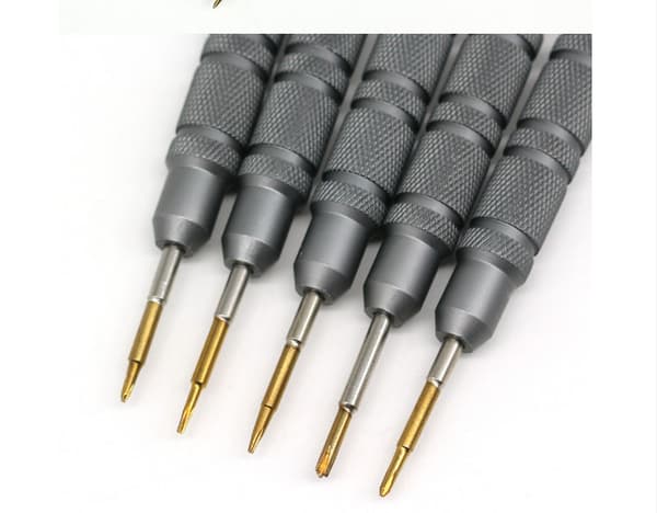 INF Skruetrækkersæt i aluminiumlegering, 5 dele E