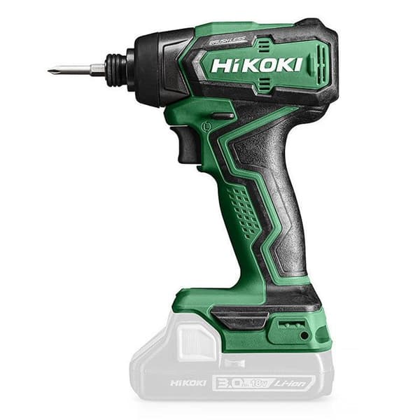 HIKOKI WH18DDW2Z 18V 140 Nm 1/4' sladdlös slagdrivare i låda (bar maskin)
