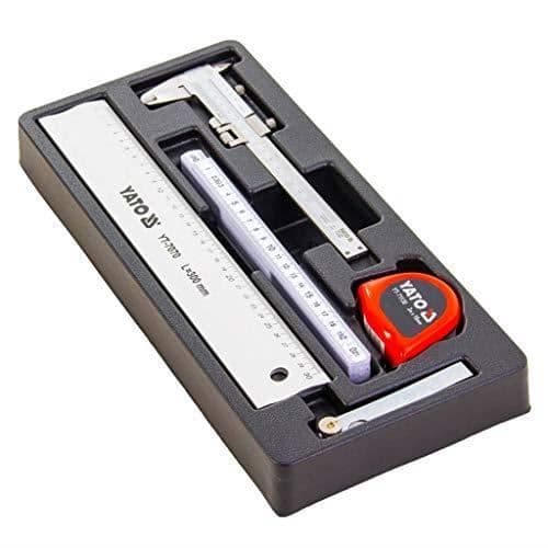 YATO YT-55474-mätverktyg var 5 skruvmejslar