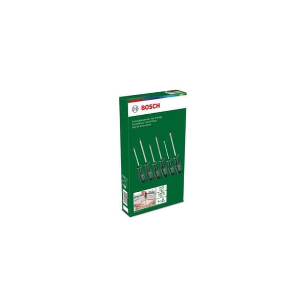 Set med högpresterande skruvmejslar - 6 delar - BOSCH - 1600A02BX7