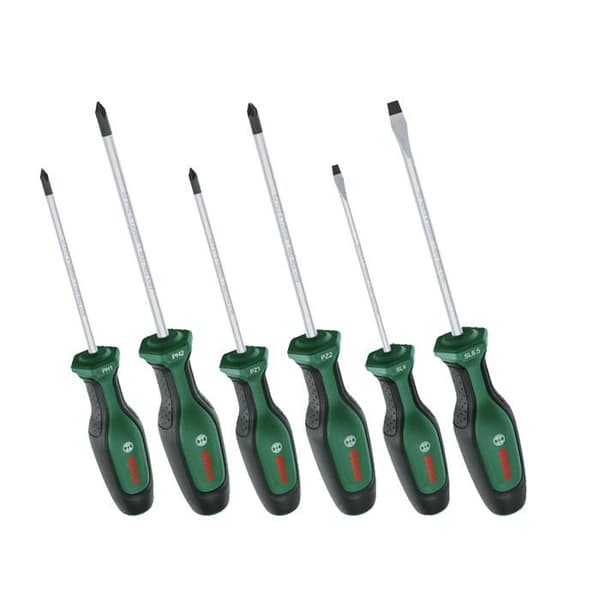 Set med högpresterande skruvmejslar - 6 delar - BOSCH - 1600A02BX7