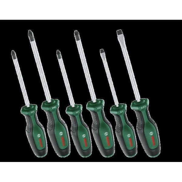 Set med högpresterande skruvmejslar - 6 delar - BOSCH - 1600A02BX7
