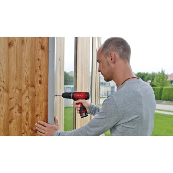 Einhell Sladdlös skruvdragare TH-CD 12-2 Li (12 V, Tryck: 24 Nm) Levereras i en låda med laddare och batteri