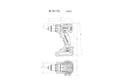Miniatyrbild 5 av 5: Slagborrskruvdragare Metabo SB 18 LT BL 2x4,0Ah 18V 602316500