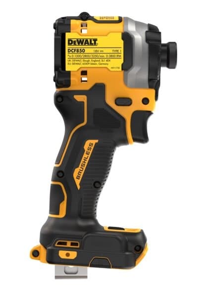 DeWalt DCF850NT 18 V:n 3-vaihteinen iskuporakone