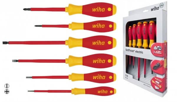 Wiha 00833 SoftFinish elektrisk skruvmejselsats