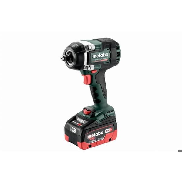 METABO SSW 18 LTX 800 BL slagskruvmejsel - 2 st 5,5 Ah batterier + laddare - 602403660
