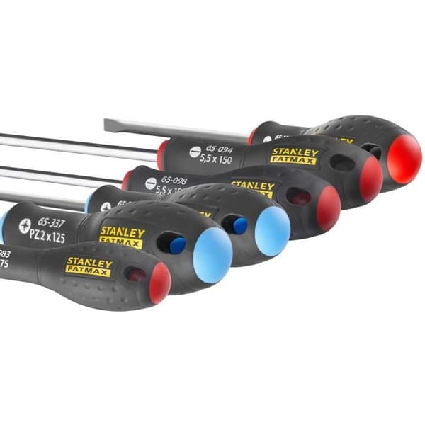 Set med 6 skruvmejslar - STANLEY FATMAX - 0-65-428 - Elektriker + mekaniker + Pozidriv