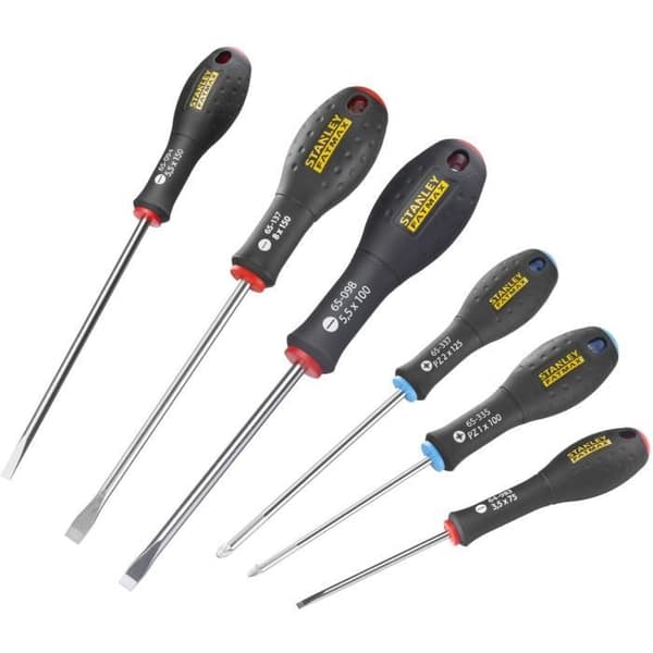 Set med 6 skruvmejslar - STANLEY FATMAX - 0-65-428 - Elektriker + mekaniker + Pozidriv