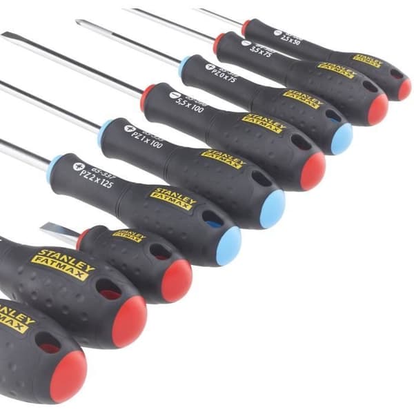 Set med 9 skruvmejslar - STANLEY FATMAX - FMHT65424-0 - Elektriker + mekaniker + Pozidriv