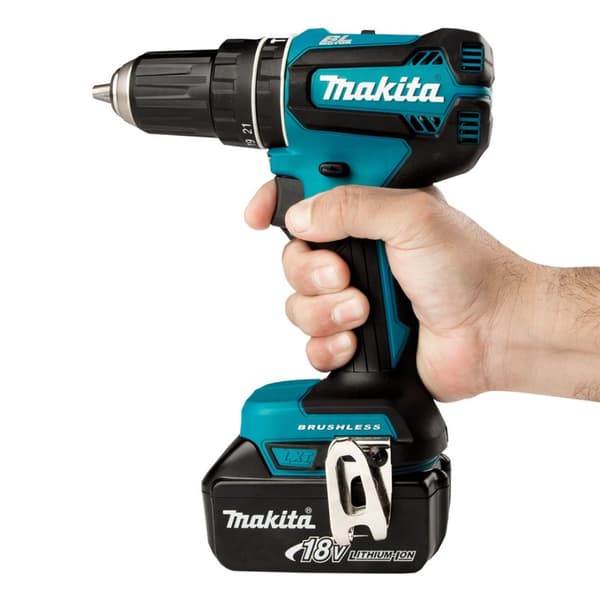 Makita DHP485Z porakone Avaimeton 1.1 kg Musta, Sininen