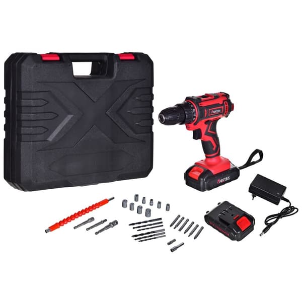 VERTEX SKRUVMEJSEL 21V / 2x1,7Ah