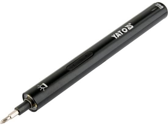 Skruetrækker/slagnøgle med elektrisk drev Yato model YT-27930 Sort