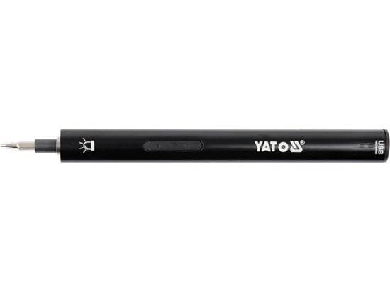 Skruetrækker/slagnøgle med elektrisk drev Yato model YT-27930 Sort