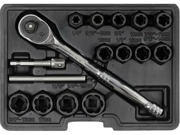 Yato YT-05897 skrue/bolt udtrækker 16 stk.