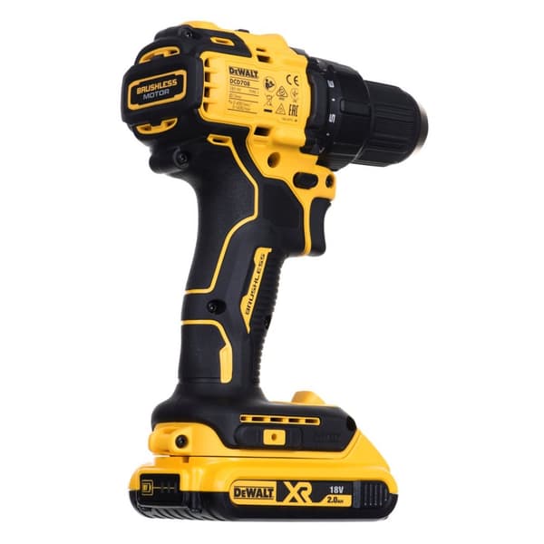DeWALT DCD708D2T-QW elektrisk skruetrækker/slagnøgle Sort, Gul 1650 o/min