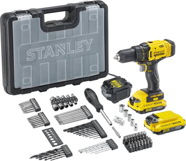 STANLEY SFMCD700D2A-QW 20V bore-/skruemaskine