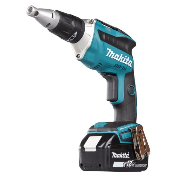 18V gipsskruvmejsel + 2 5Ah batterier + laddare + MAKPAC box - MAKITA - DFS452RTJ