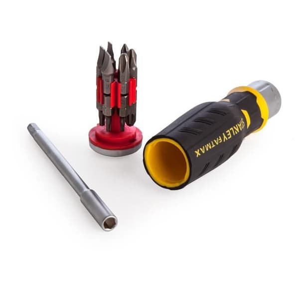 STANLEY Big S Ratchet Bit Driver med 12 bitar