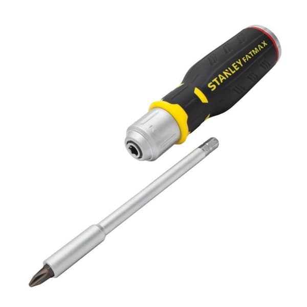STANLEY Big S Ratchet Bit Driver med 12 bitar