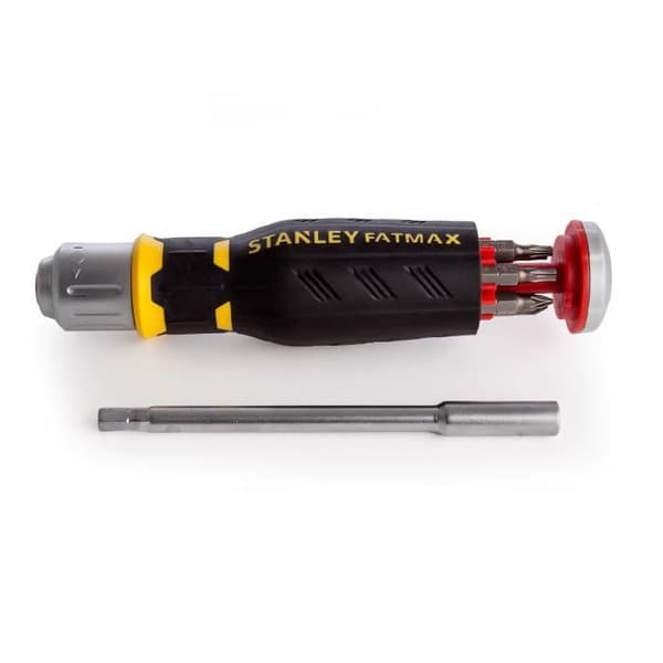 STANLEY Big S Ratchet Bit Driver med 12 bitar