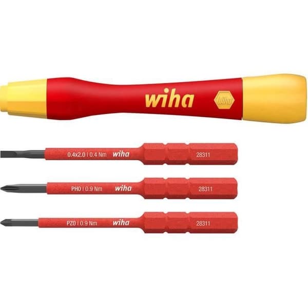 Wiha skruvmejselsats SB28310401 43167 4 delar VDE 1 set