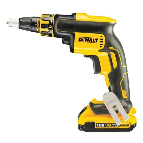 Gipsskruvmejsel 18V 2Ah Li-ion borstlös motor DEWALT DCF620D2