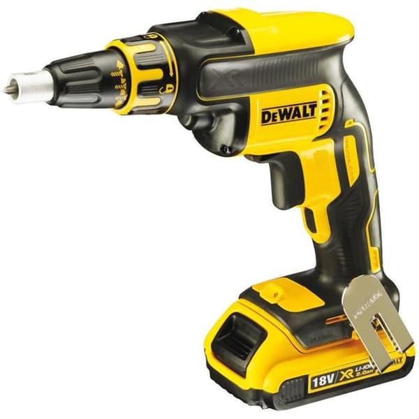 Gipsskruvmejsel 18V 2Ah Li-ion borstlös motor DEWALT DCF620D2