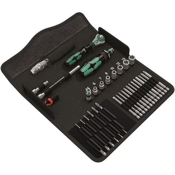 Sammansättning 39 delar Kraftform Kompakt Metall + Fodral WERA 05135928001