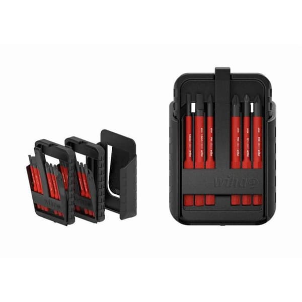 Set med spetsar - Wiha - SB2831B951 - 12 st - Typ PH - SlimBit-fodral