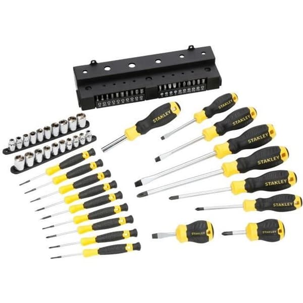 STANLEY skruvmejselsats STHT0-62143 - 57 delar - Skruvmejslar, bits, hylsor