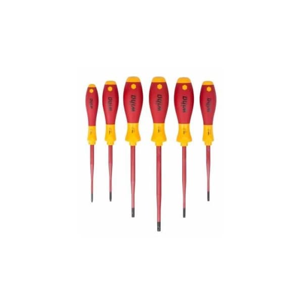 PEREL skruvmejselsats - Torx bits - SoftFinish® Electric SlimFix - 6 st