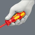 Miniatyrbild 3 av 4: Wera skruvmejsel - 05100024001 - Kraftform Plus Serie 100 VDE isolerad platt skruvmejsel Lasertip 160 i,