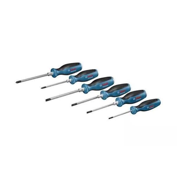 Bosch Professional - Set med 6 platta skruvmejslar