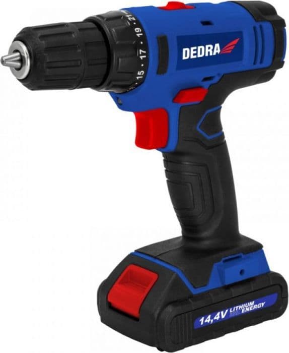 Visseuse - devisseuse Dedra - DED7878 - Perceuse-visseuse 14,4 V 1 x batteri 1,5 Ah