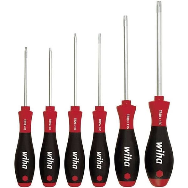 Wiha 362TRK6 manipuleringssäker / SoftFinish Torx-skruvmejselsats 6-delad (tysk import)